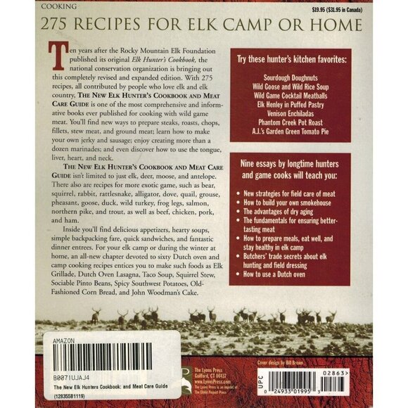 The New Elk Hunters Cookbook & Meat Care Guide - Picture 2 of 2